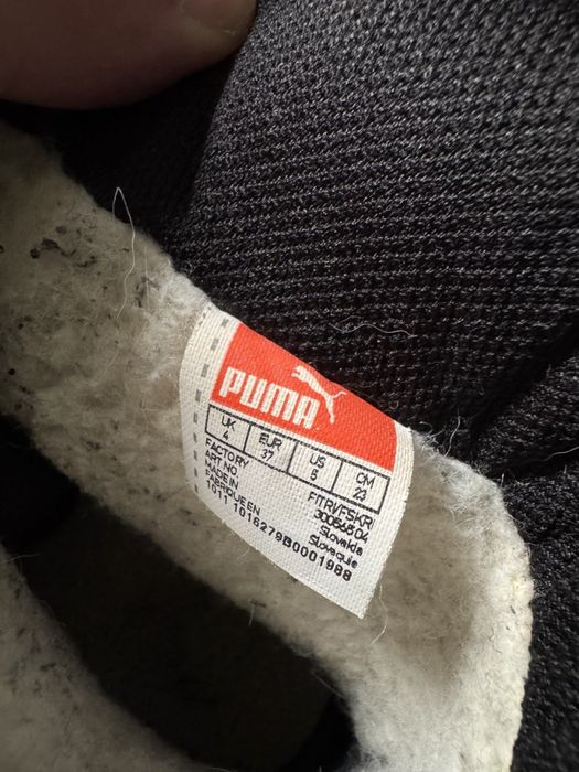 Зимові утеплені черевики боти puma gore-tex кросівки