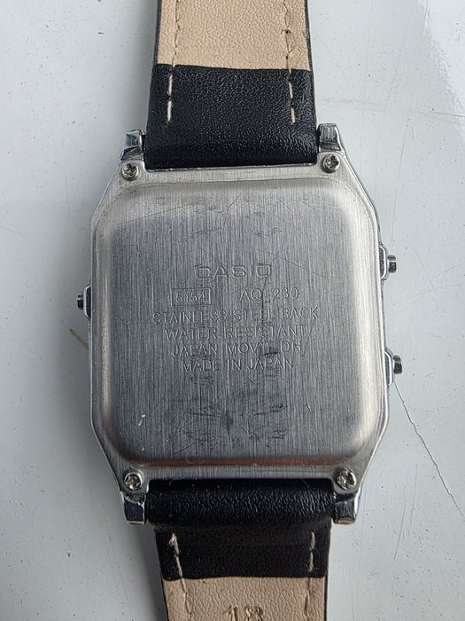 Оригінальний годинник Casio AQ-230 (Tiffany / Turquoise Dial) — Б/У в чудовому стані