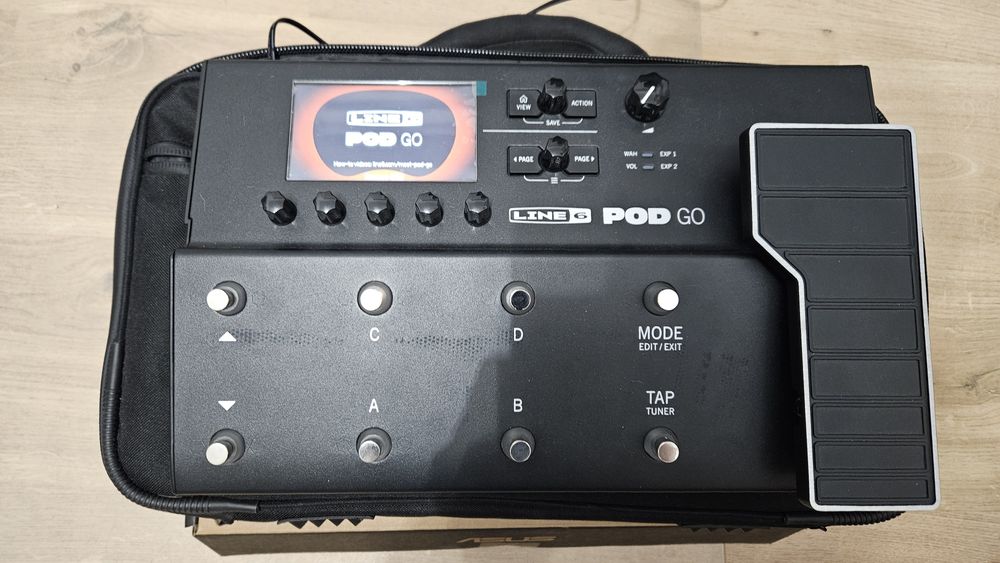 Line 6 POD GO + pokrowiec - jak nowy, folia, oryginalny karton