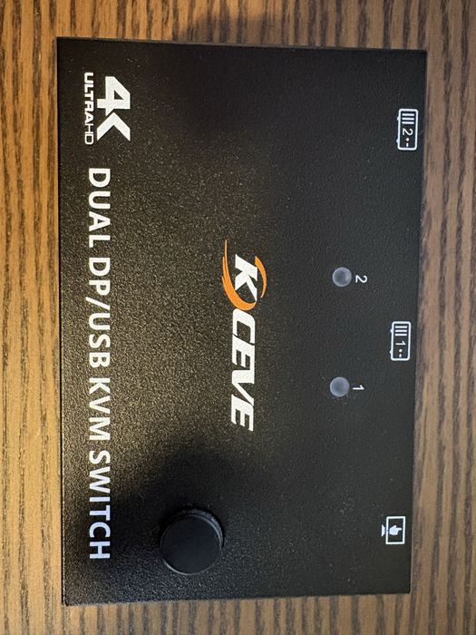 KVM Kceve 2 pc e 2 monitores