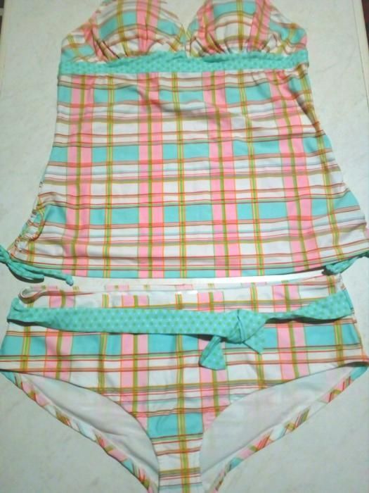 Strój kąpielowy,opalacz,tankini top 46(90E),figi 46.