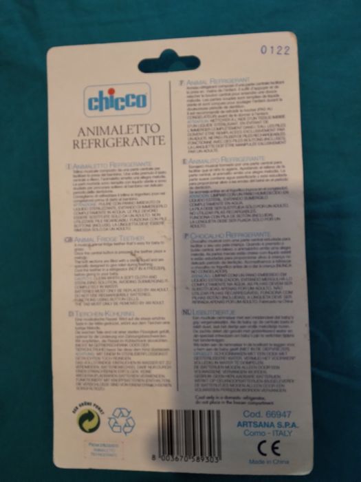 Chicco mordedor refrigerável