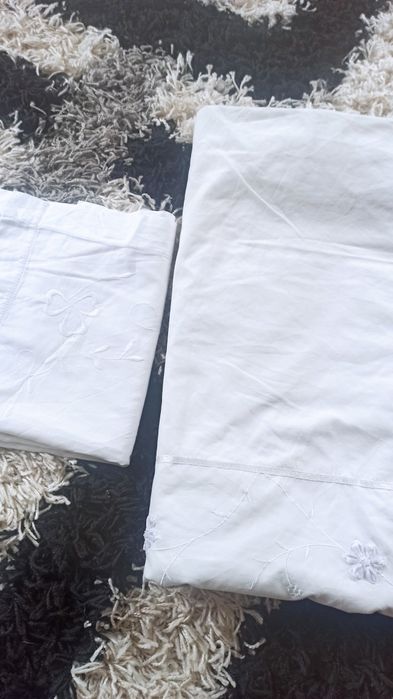 Pościel  z haftem  190/190 plus poszewka 45/70