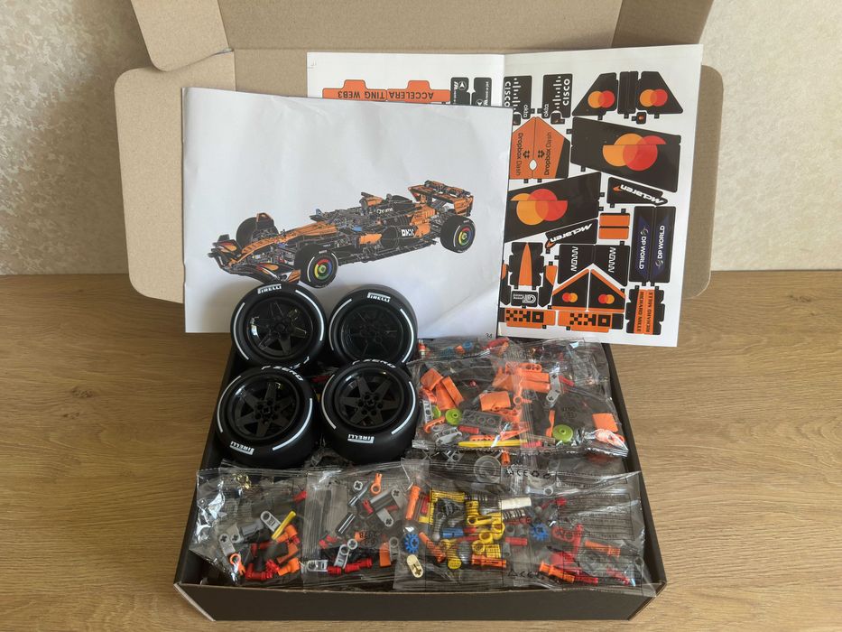 ‼️В КОРОБЦІ‼️Конструктор McLaren MCL39 Formula 1, Technic 42228