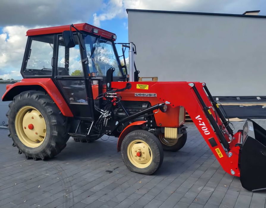 osprzęt/ŁYŻKA do ŁADOWACZ CZOŁOWY UTB 700KG! III sekcyjny! siłowniki 2 stronnego działania! ZETOR 3320>7211 Ursus c-330 c-360 28.12 35.12  MF 235/255