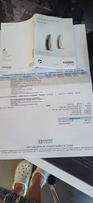 Aparelho auditivo PHONAK AUDÉO M