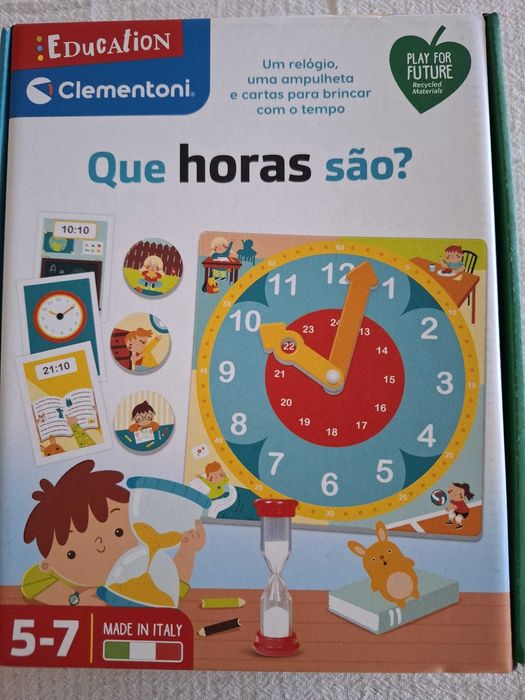 Jogo educativo "Que Horas São"