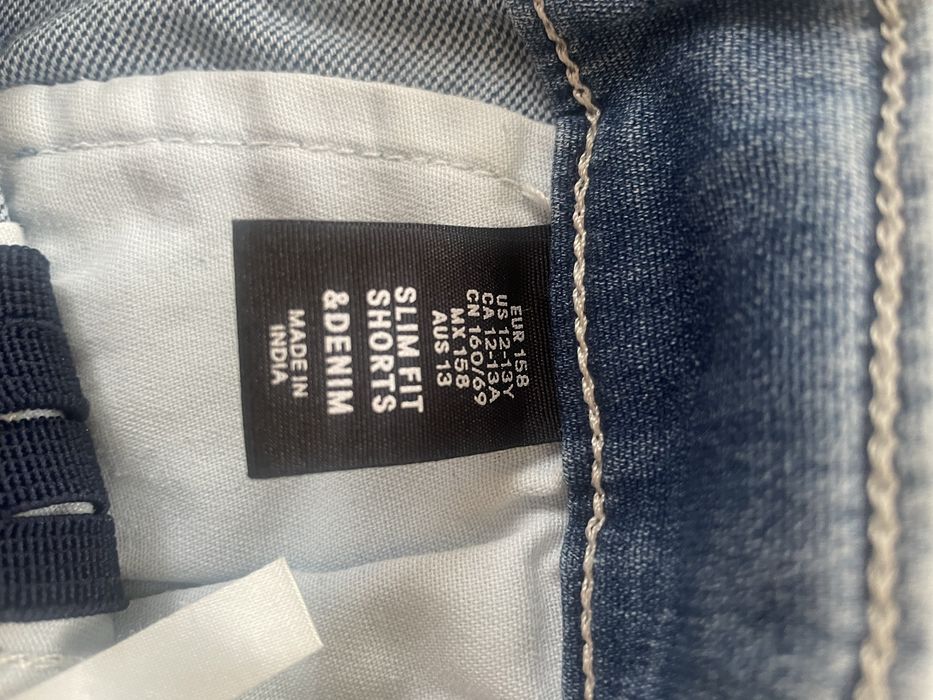 Spodenki jeans 158