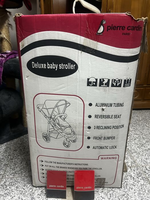 Carrinho de Bebé Pierre Cardin Completo – Bom Estado