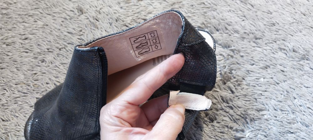 Przepiękne zjawiskowe sandały Eksbut,całkowicie skórzane, 36 r