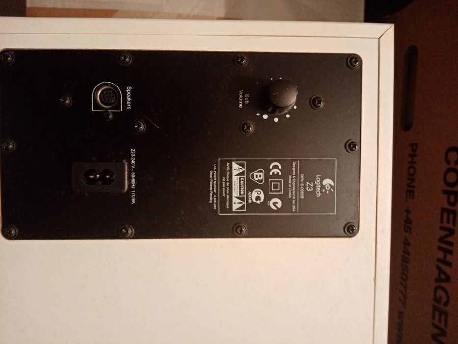 Colunas de som computador