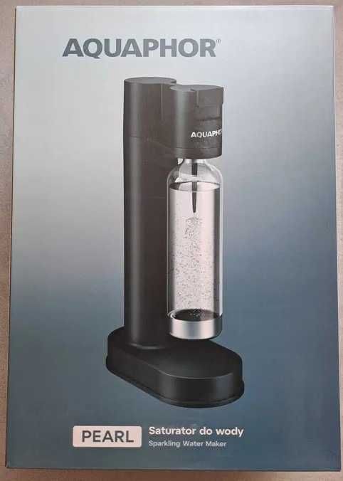 Saturator do wody Aquaphor Pearl + Butelka + Nabój | STAN BDB