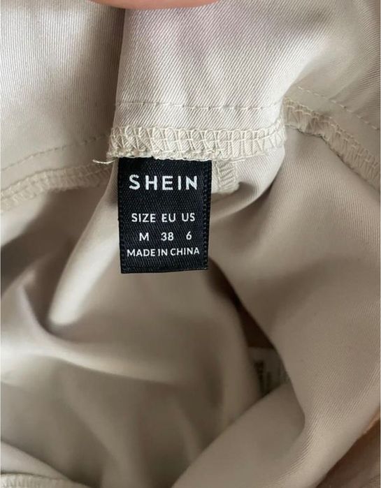 Брюки бежевые тонкие от  shein ,размер м