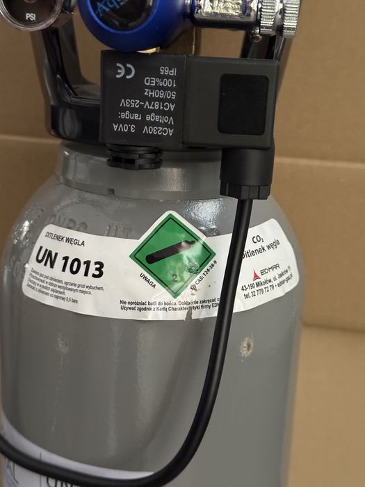 Garrafa CO2 5L + Válvula Solenoide