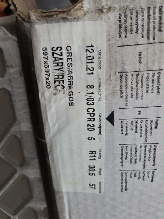 Cerrad New Design Arragos 2.0 Grey Gres 60x60cm Rekt. 59,7X59,7X2