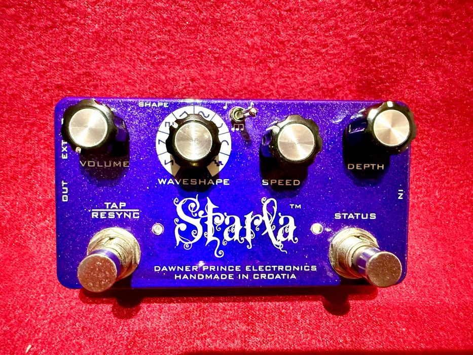 Dawner Prince Starla Tap Tempo Tremolo Pedal Guitarra