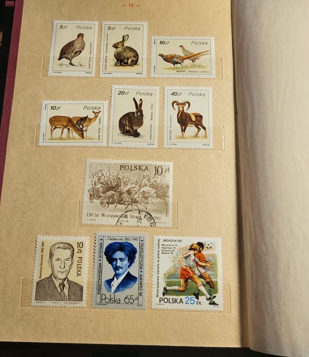 Znaczki PRL klaser jubileuszowy tom XVI, komplet