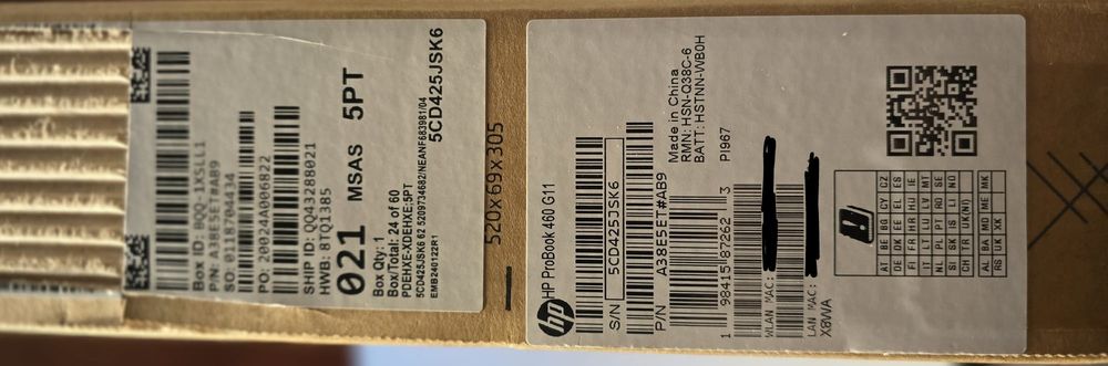 HP Probook 460 G11 16"