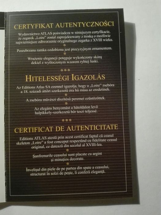 Zegarek Kieszonkowy - Szkieletowy
