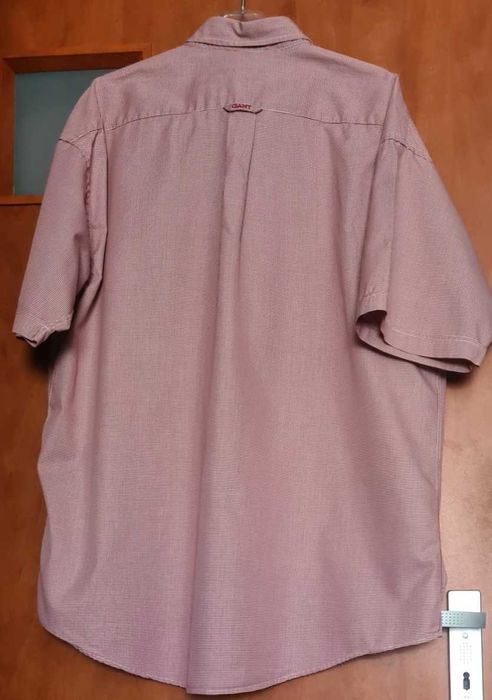 GANT  koszula z krótkim rekawem w pepitkę roz 4XL