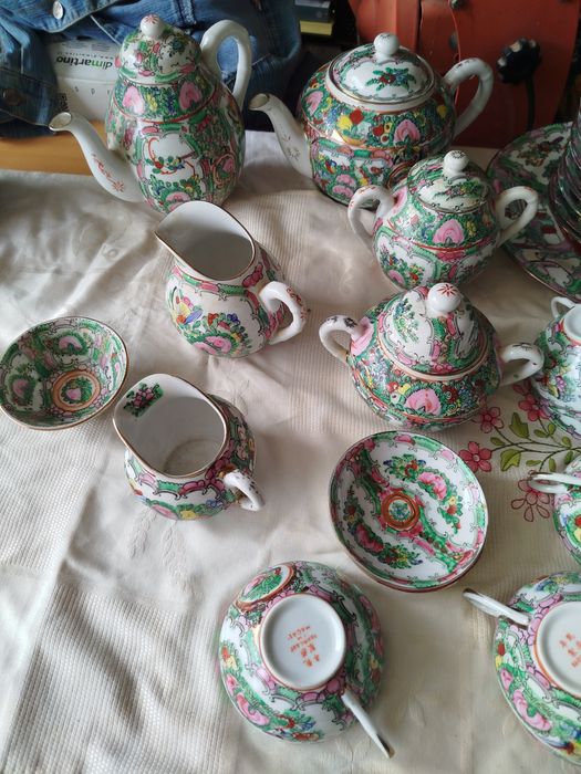 Loiça com decoração chinesa