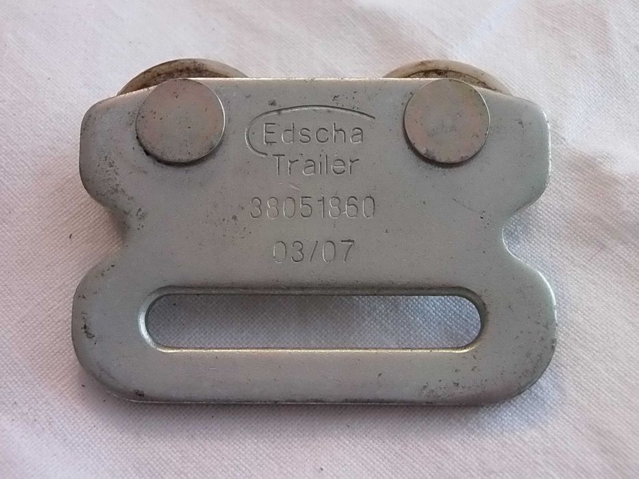 EDSCHA Wózek Rolka podwójna prowadząca dachu firanki 2 szt.