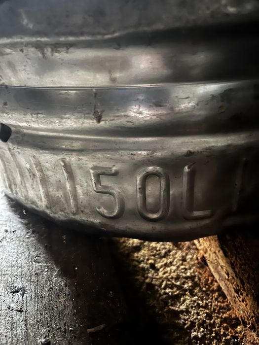 Bidão cerveja metal 50litros