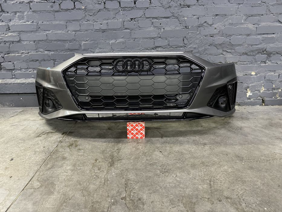 Бампер A4 B9 S Line competition S-line слайн 2020-223 shadowline