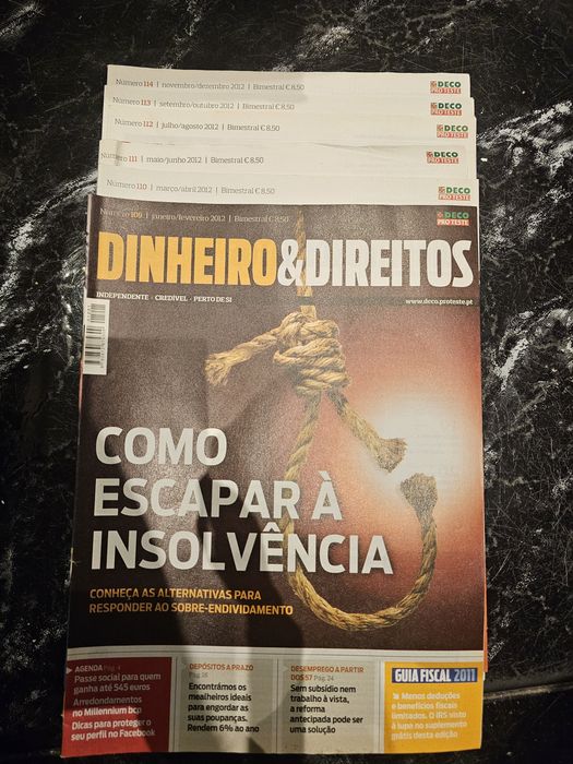 Revistas dinheiro e direitos 2006 a 2014 - DECO