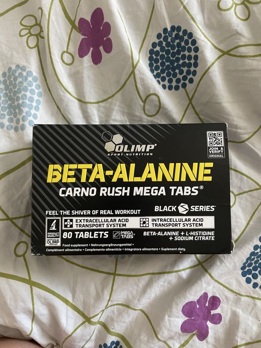 Olimp Beta-alanine alanina carno rush 63 tabl przedtreningowka