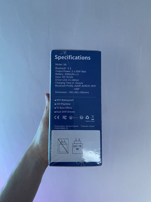Bluetooth-колонка Ortizan X8 40W