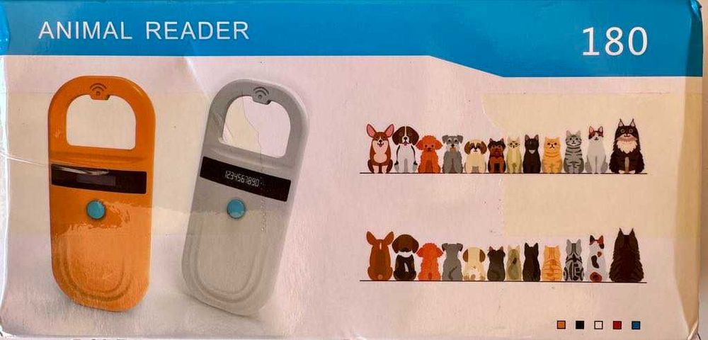 Leitor Microchip de identificação Animal NOVO com memória