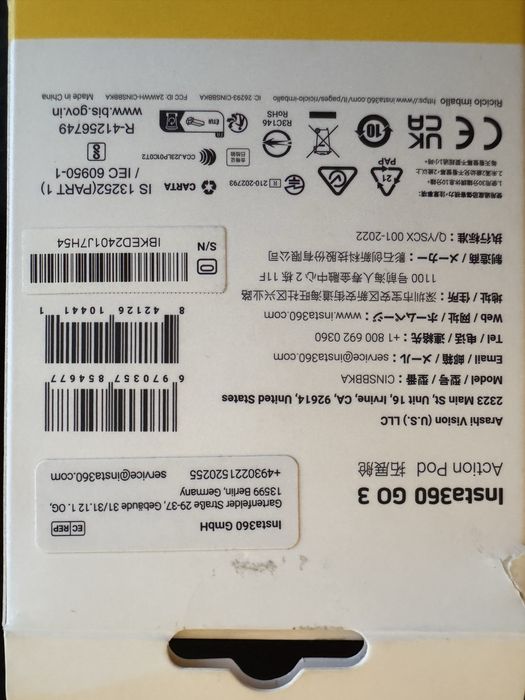 Kamera Insta360 GO 3 128GB