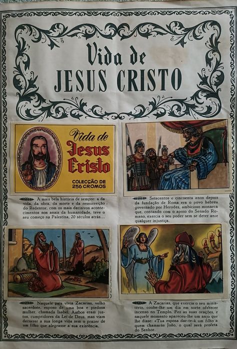 caderneta de cromos " a vida de Jesus Cristo "