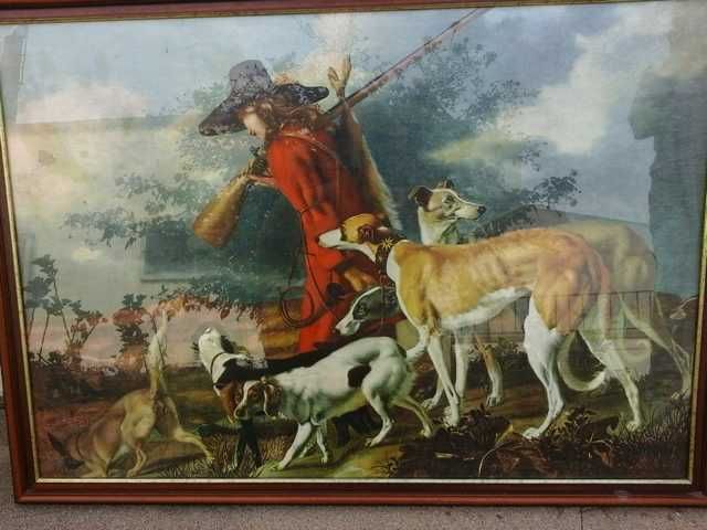 Quadro emoldurado c/vidro