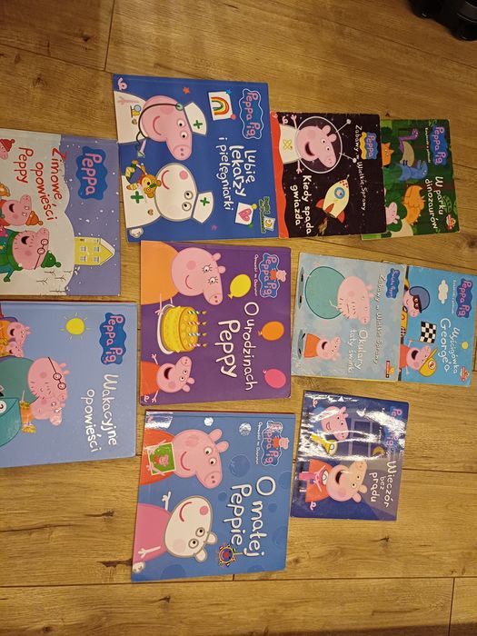 Świnka PEPA  Pepa książki 10szt. zestaw seria
