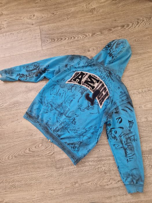 Balenciaga Skater Graffiti Distressed Hoodie