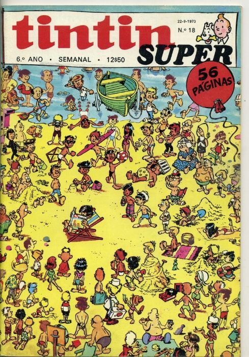 TinTin (tintim), lote de BD