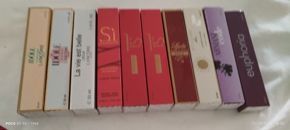 Perfume homem e senhora