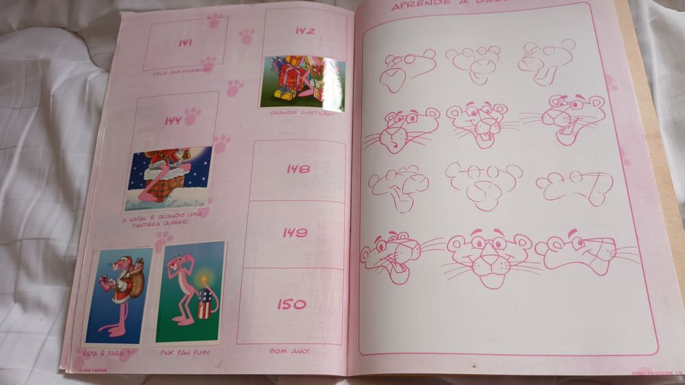 Caderneta The pink panther ulifer com 49 cromos