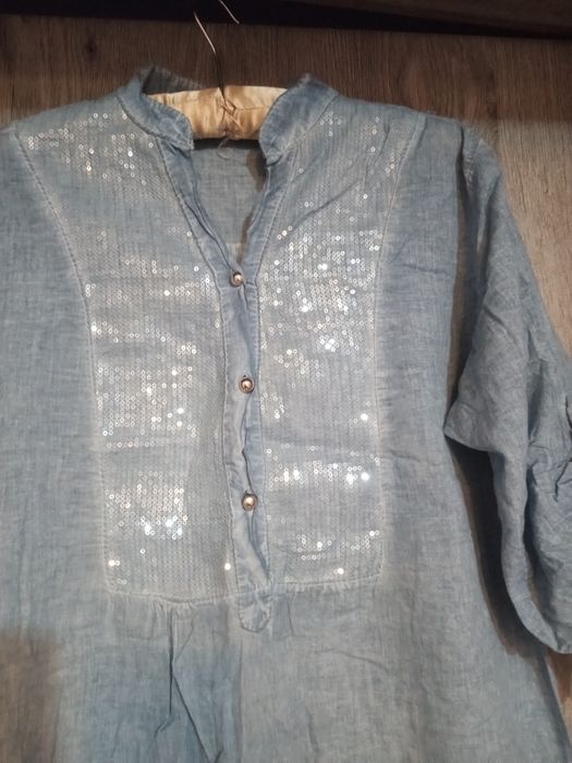 Koszula damska z cekinami