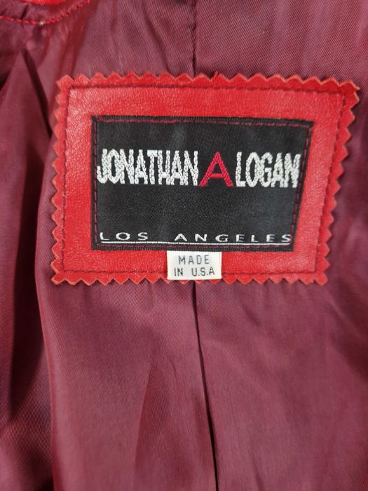 Casaco de couro Fight Club Jonathan A. Logan tamanho 36 (S)