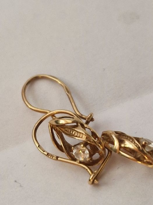 Kolczyki zlote próba 585