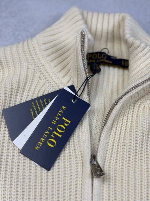 В’язаний зіп кардиган Polo Ralph Lauren/ теплий зіп світшот поло ральф лаурен/ кофта на замке/ кофта на блискавці/ зіпка