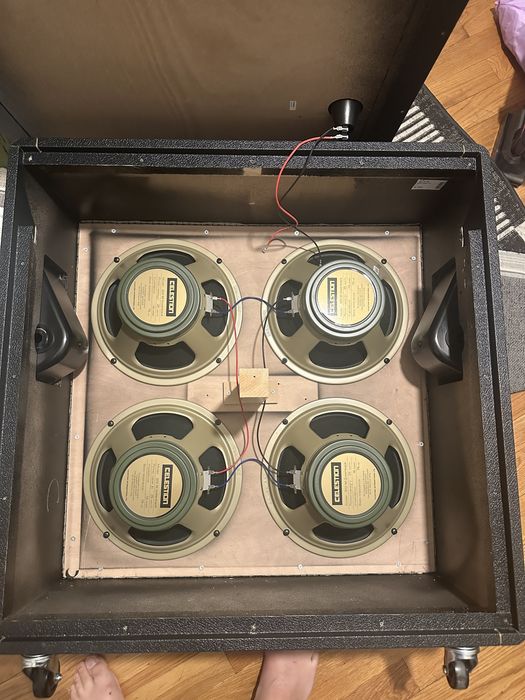 4 X celestion Greenback UK matched quad