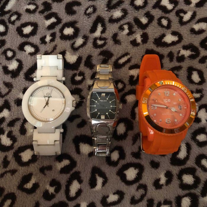 КОМПЛЕКТ Наручних годинників (Police, Omega, Ice Watch)