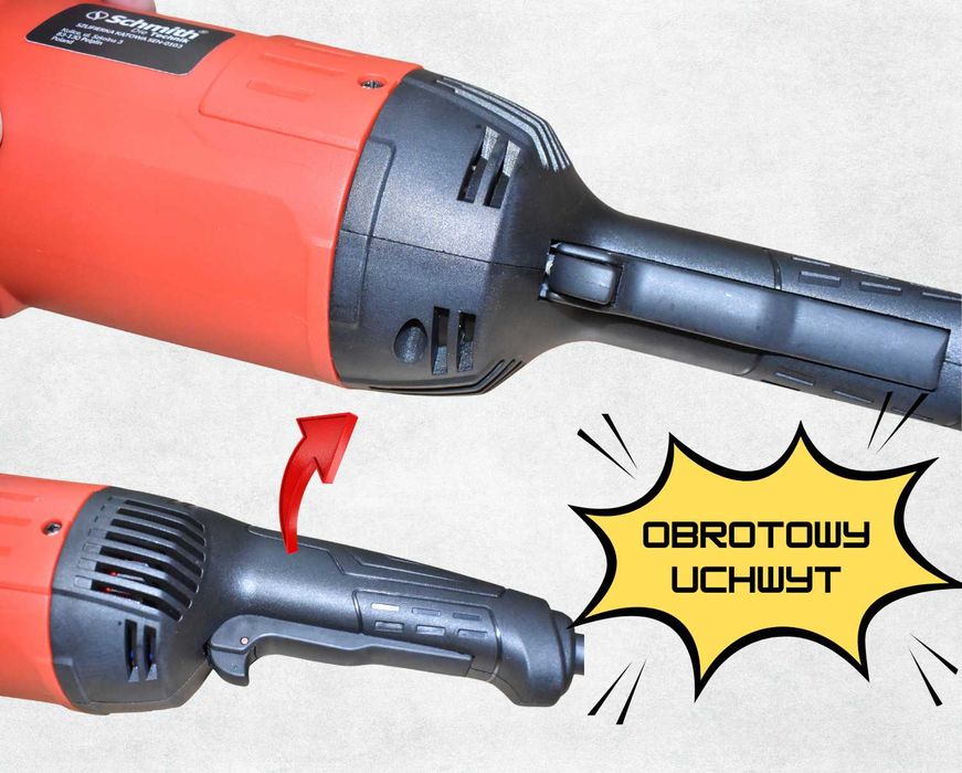 Szlifierka kątowa 230mm 2400W Schmith - Mocna szlifierka sieciowa CPK