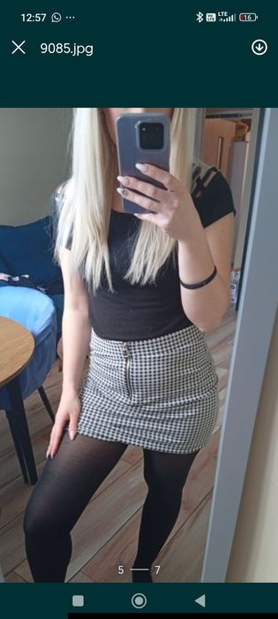 Spódniczka w kratkę