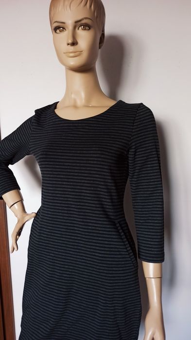 Sg Sukienka damska 36 , 38 , M  , bawełniana sukienka  z długim rękawe