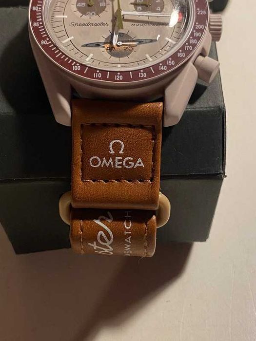 Omega x Swatch Bioceramic Saturn Watch SO33T100 - Lightweight  Durable